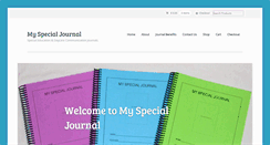 Desktop Screenshot of myspecialjournal.com