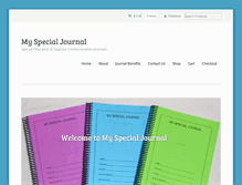 Tablet Screenshot of myspecialjournal.com